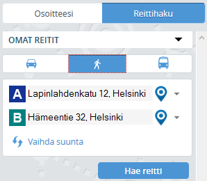 Reittihaku - Mitäässä.fi